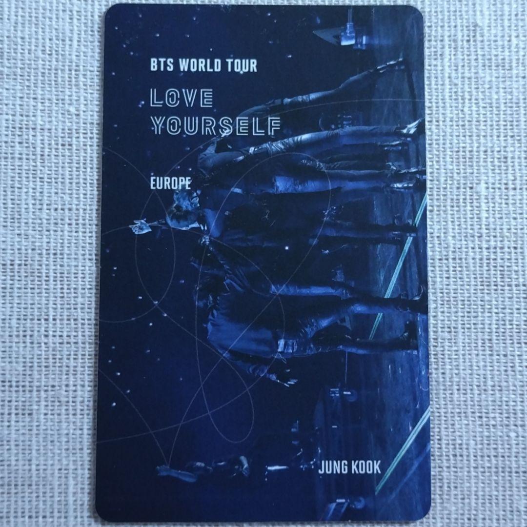BTS EUROPE Blu-ray JUNG KOOK フォトカード