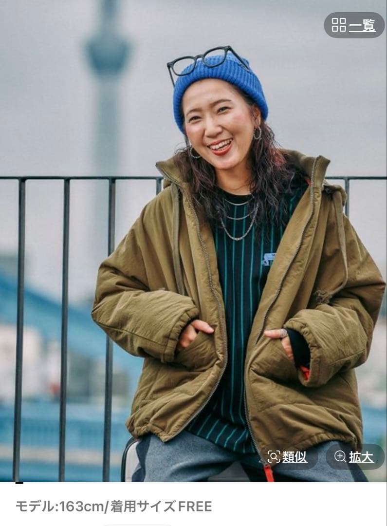 niko and...［be with M］ Misayo ミリアウター　カーキ