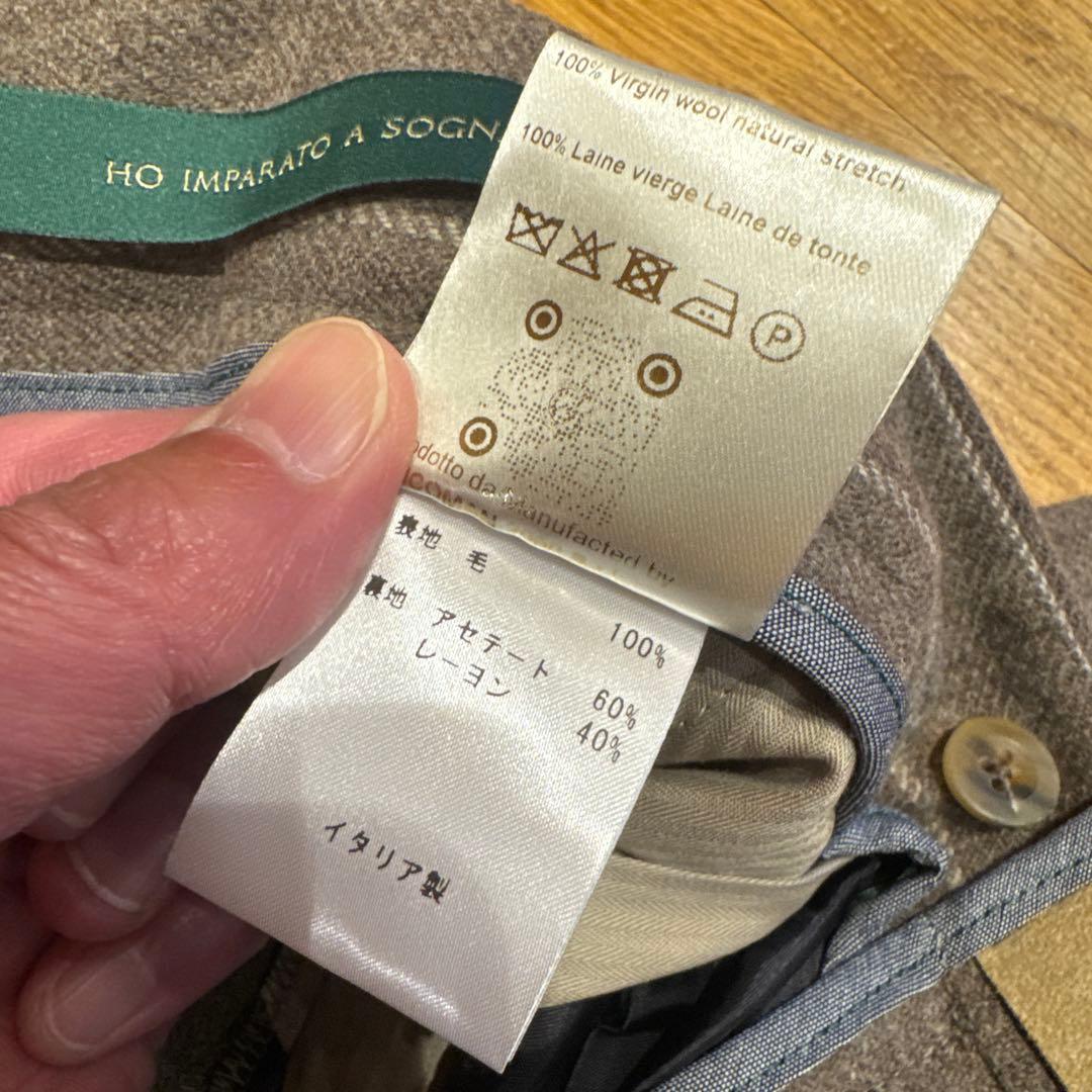 s*ぞ様 新品　BERWICH ベルウィッチ　スコッチ　チョークストライプ　ベー