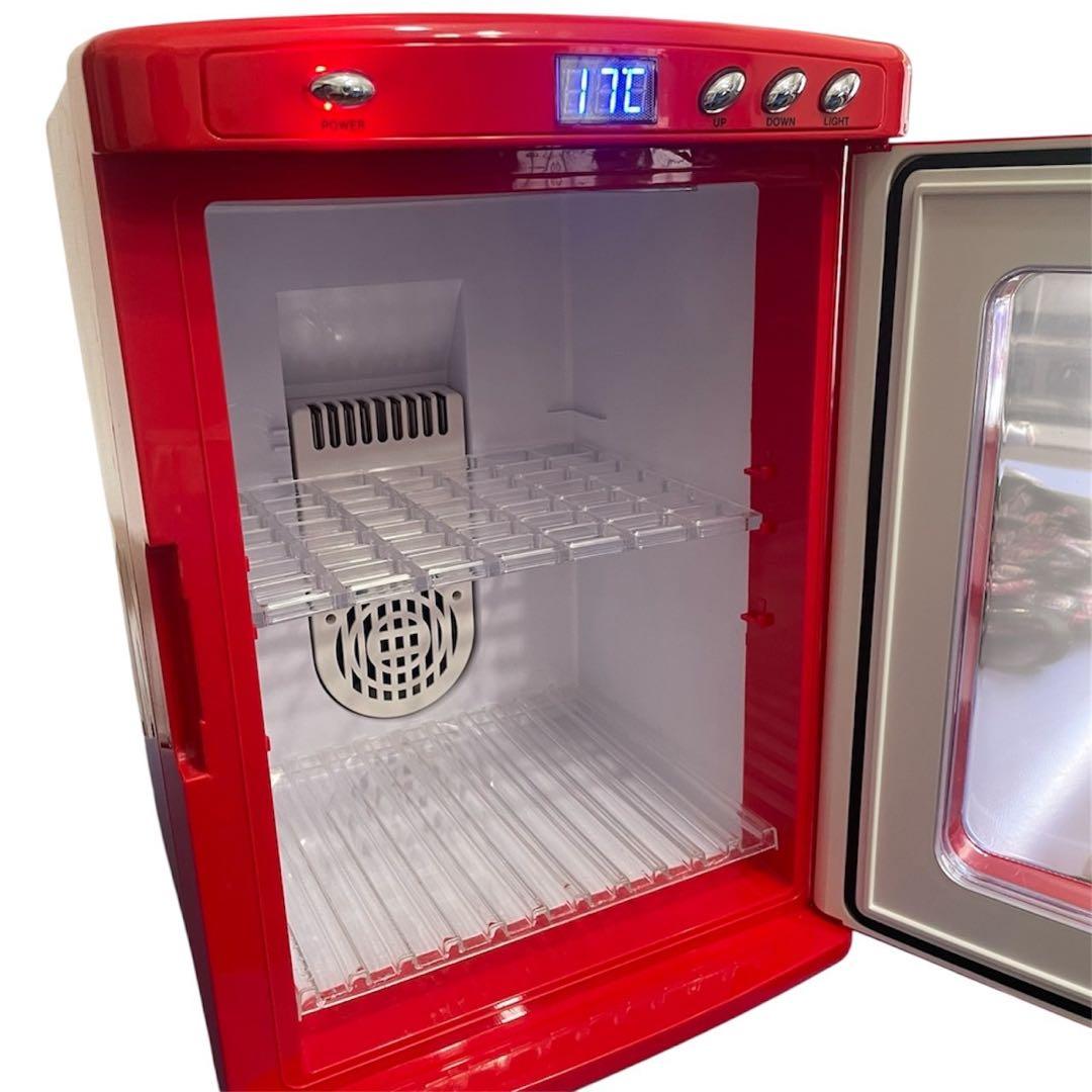 SIS ディスプレイ型 ポータブル冷温庫 25L XHC-25 レッド