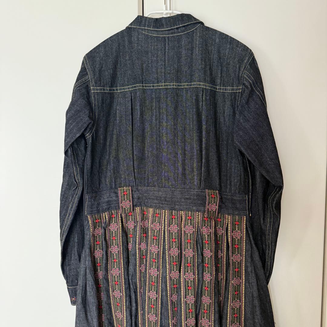 ha | za | ma 2021SC 繍美歴代王家に伝わるデニムワンピース