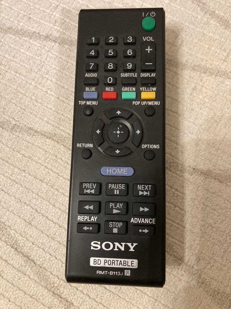 SONY ポータブルBDプレイヤー　BDP-SX910