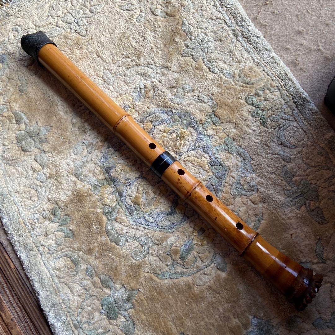 116値下げ　尺八　一尺八寸管　春山銘