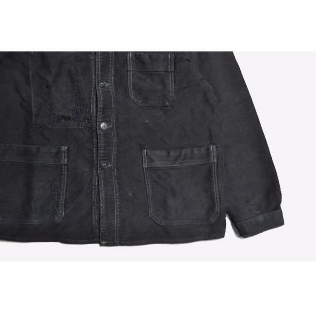 ジャケット・アウター 40's ~ French Black Moleskin Jacket