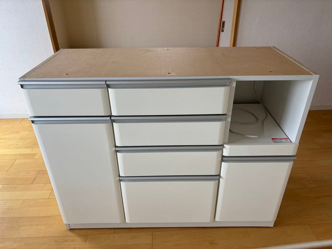 ニトリ　食器棚　キッチンボード 120cm 【宮城直接引き取り可】