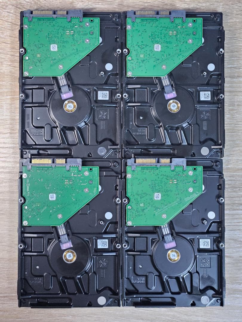 1TB x 4個 (計4TB) HDD 内蔵型 ハードディスク SEAGATE