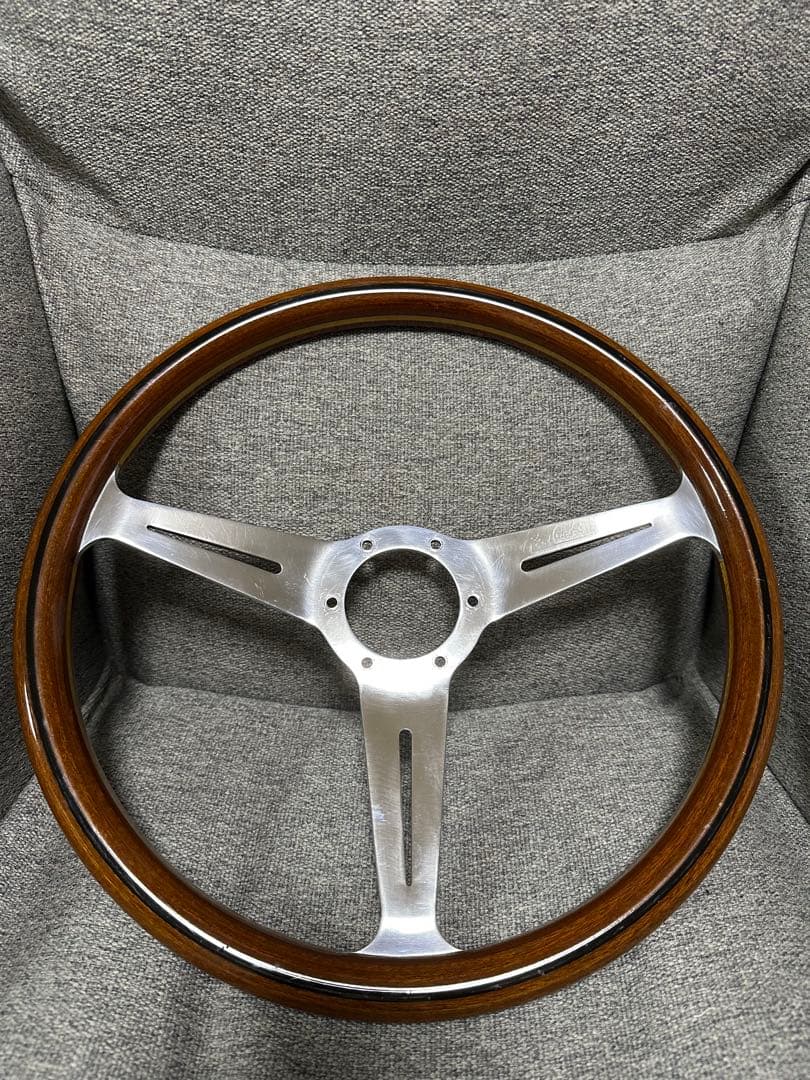 当時物 ナルディ クラシック ウッドステアリング　NARDI正規品　365㎜