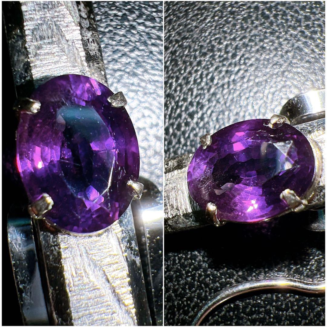 K14WG ネクタイピン　アメジスト