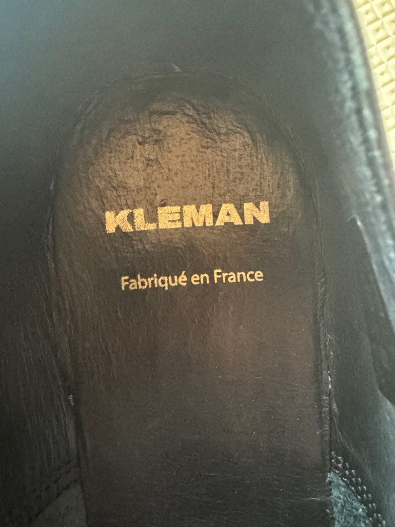 【大幅値下げ中・未使用品】KLEMAN ブラック サンダル フランス製　41