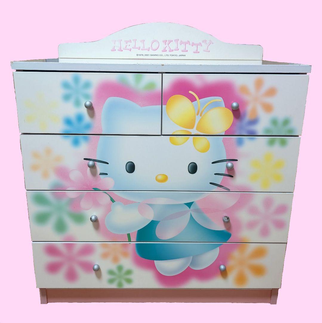 大幅値下げ★レア★ハローキティ★5段チェスト