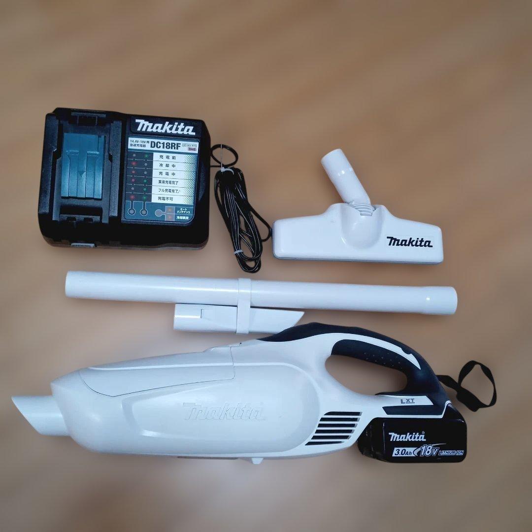 マキタ18V充電式クリーナCL182FD純正バッテリー、純正急速充電器付