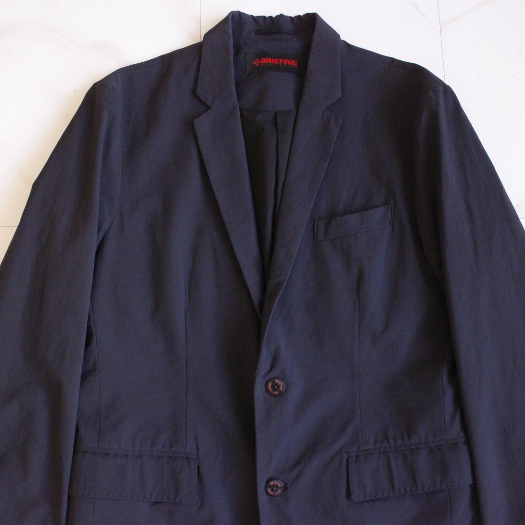 BRIEFING テーラードジャケット Mサイズ ネイビー 本切羽