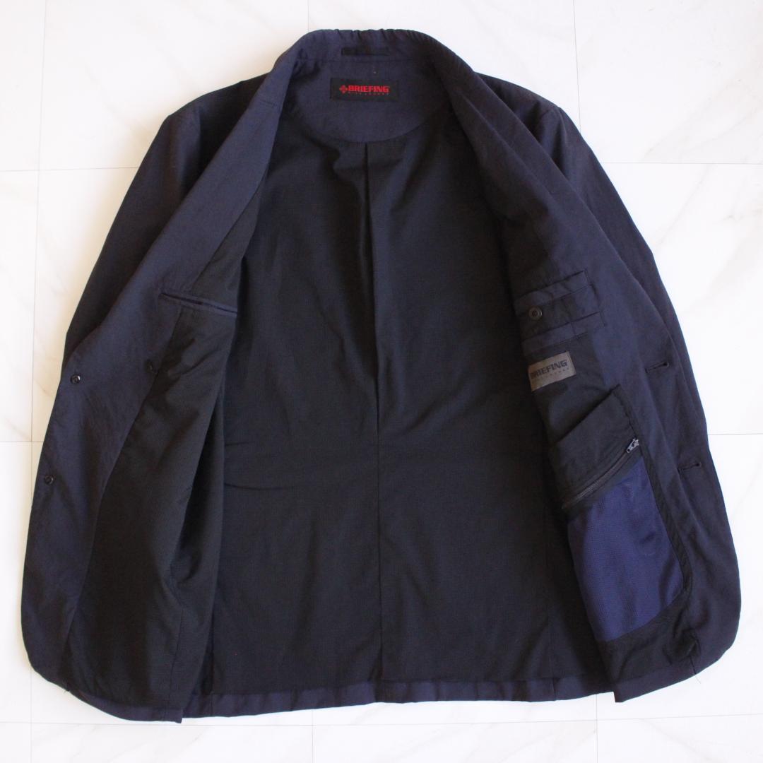 BRIEFING テーラードジャケット Mサイズ ネイビー 本切羽