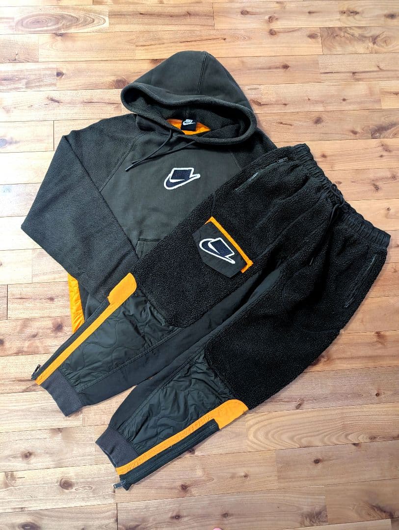 廃盤 NIKE キルティング ボアセットアップ キルティング　ジャガーパンツ