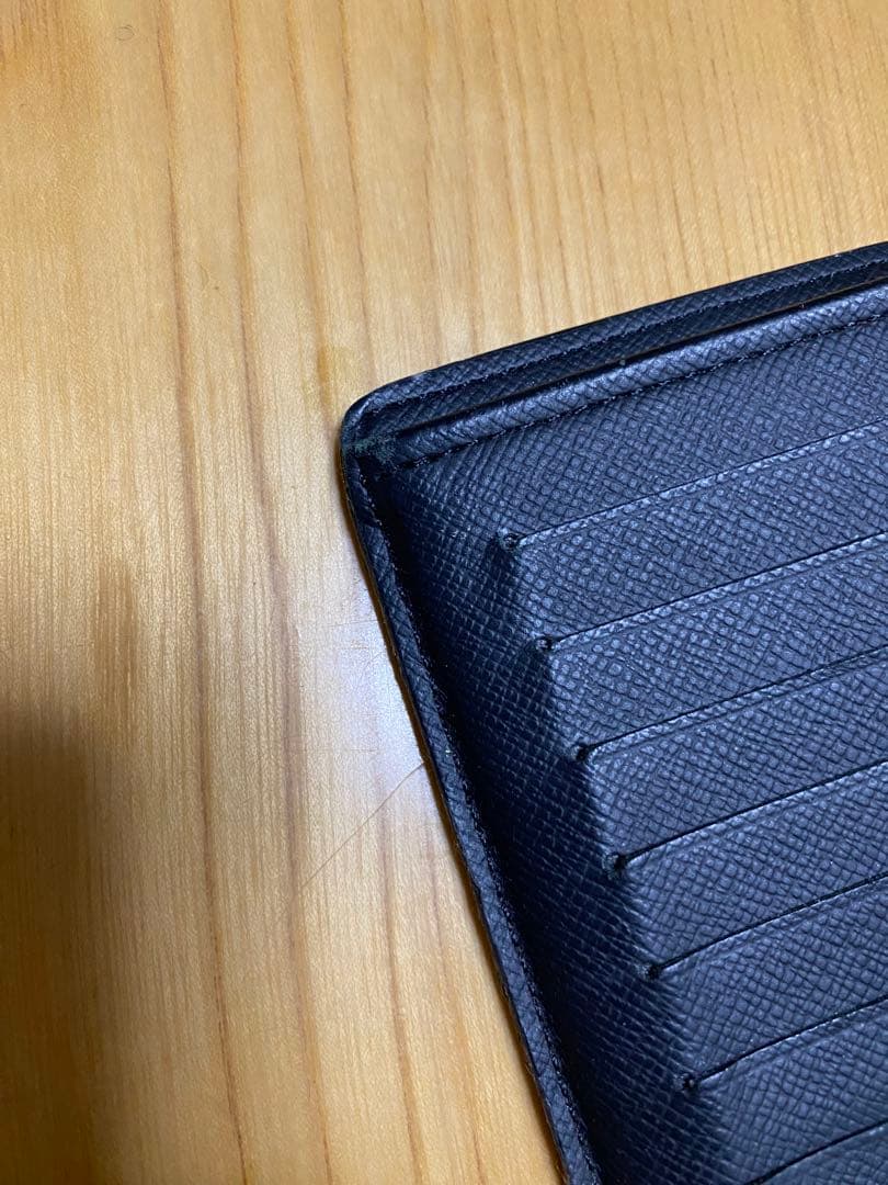 ルイ・ヴィトン 長財布 ブラック レザー