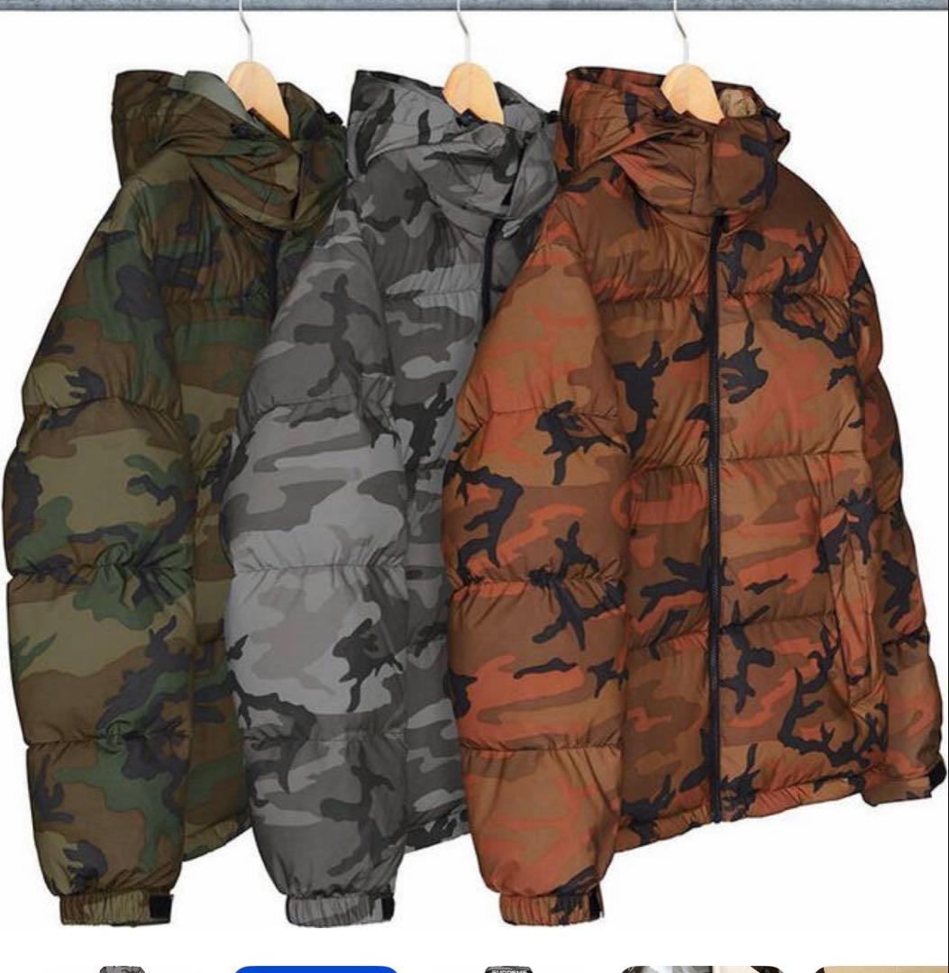 デットストックSupreme スノーカモ　迷彩 ダウンジャケット