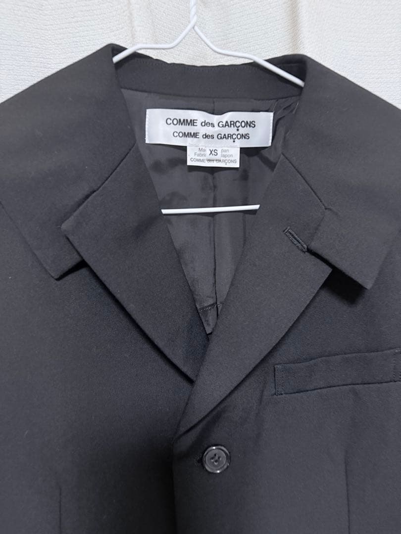 コムコム　セーラー襟　ジャケット　ブラック