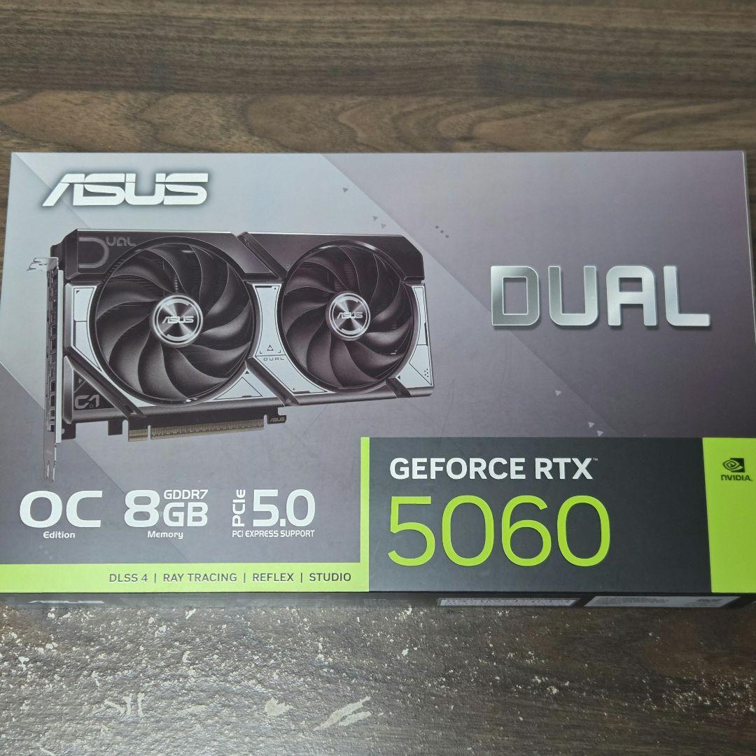 グラフィックボード・グラボ・ビデオカード ASUS DUAL GeForce RTX 5060 8GB