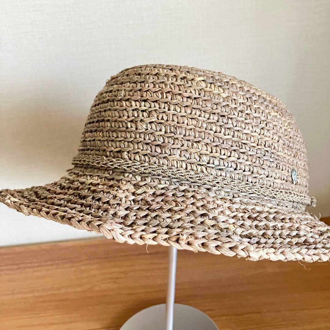 【新品タグ付き】 ヘレンカミンスキー ラフィア100% ハット 麦わら帽子