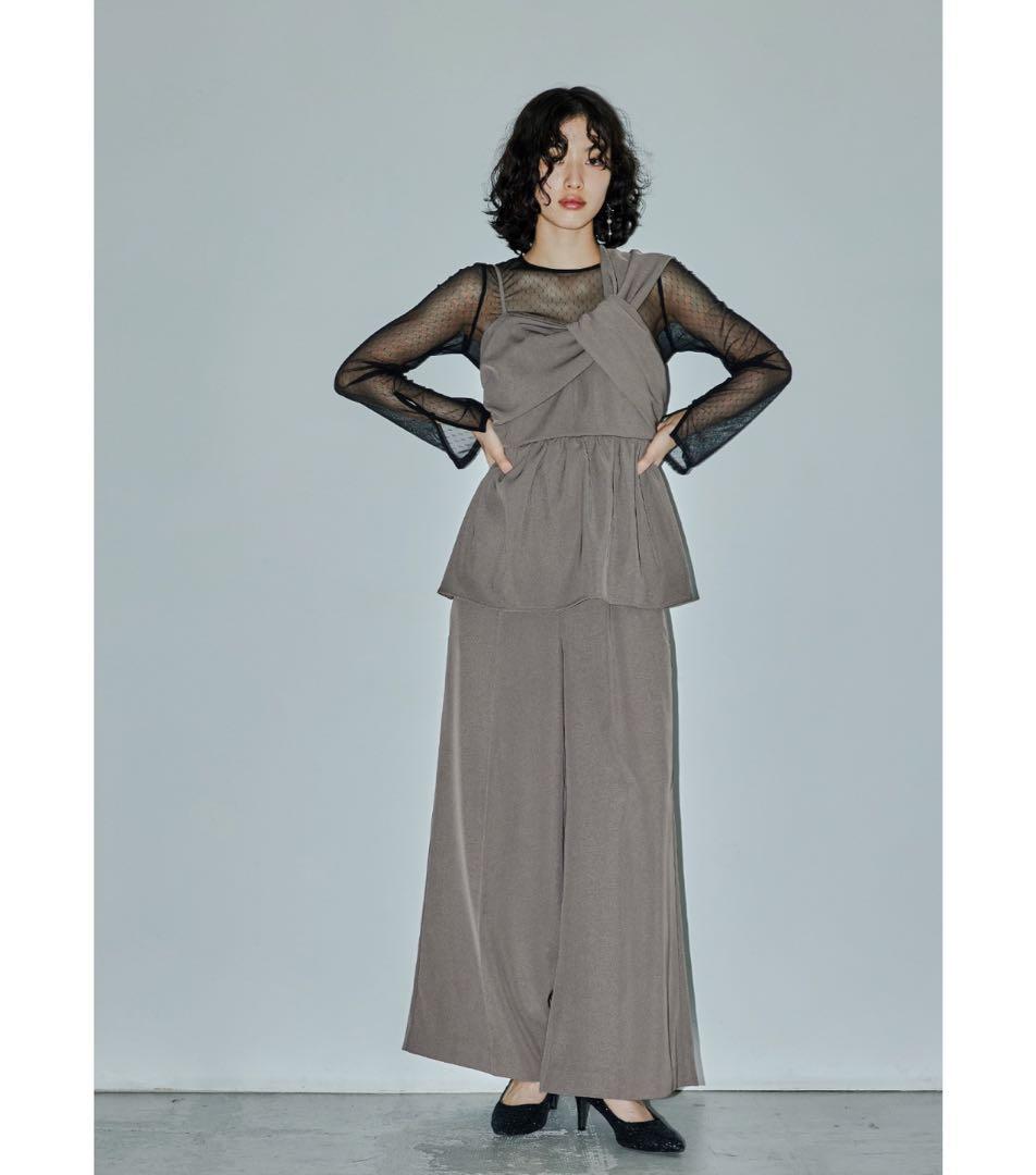 niana パンツドレス M ライトブラウン