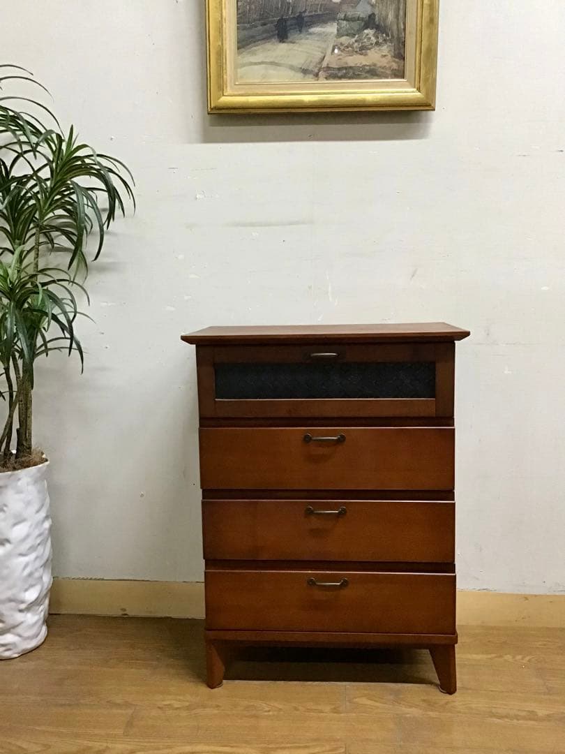 管297☆北欧アンティーク☆ベルクチェスト☆ラバーウッド