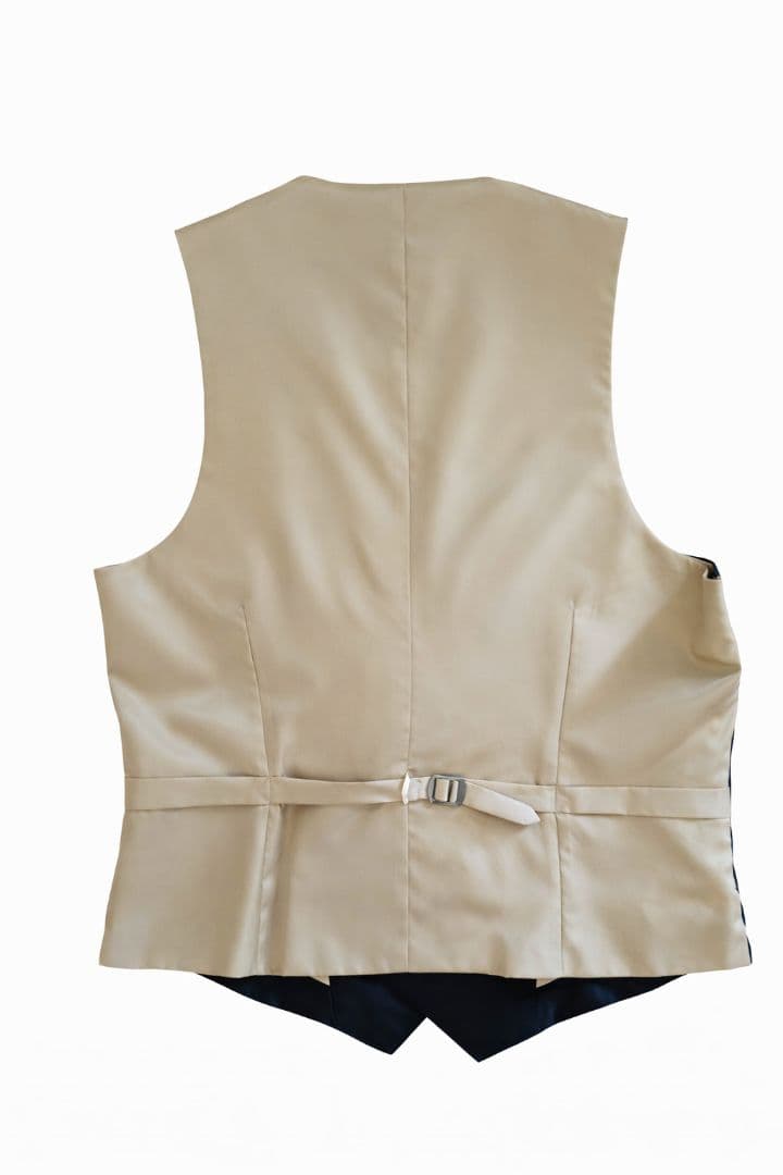 し*い様 麻布テーラー 3ピース フルオーダースーツ ネイビー 本切羽/AMF