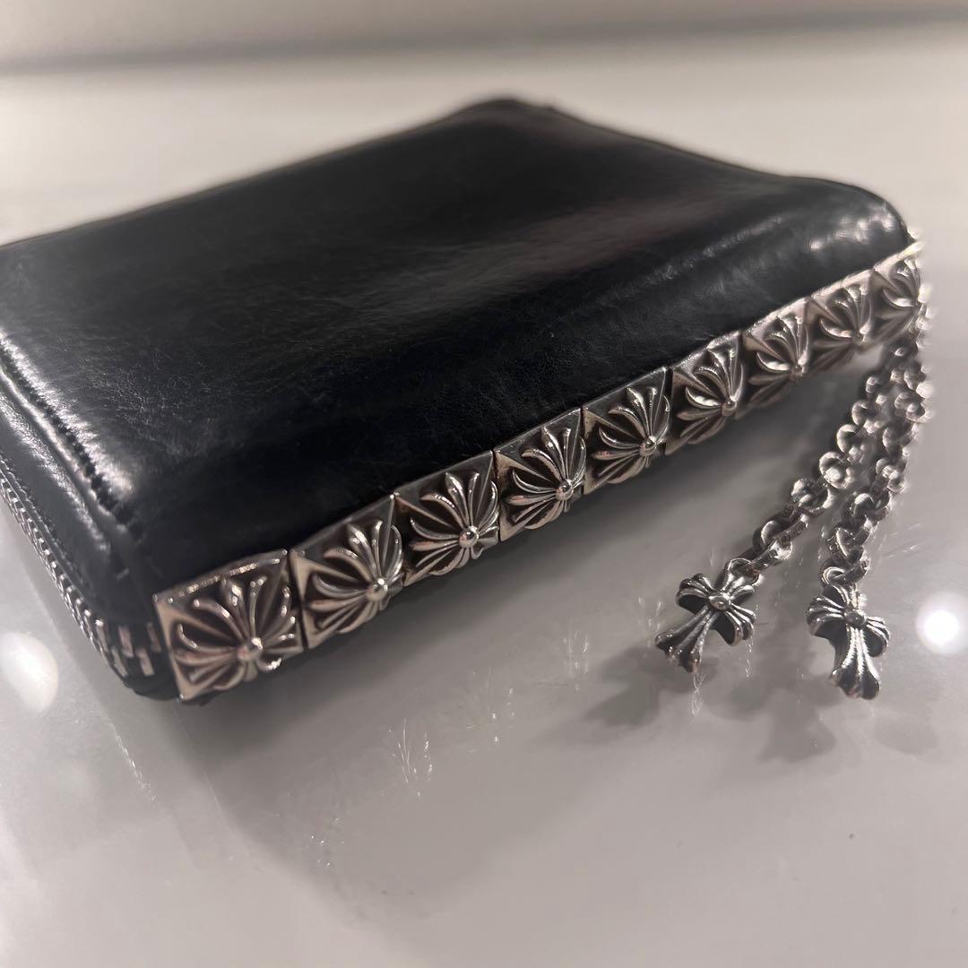 ★直営店購入正規品★クロムハーツ 3サイドジップ ピラミッド ウォレット 財布