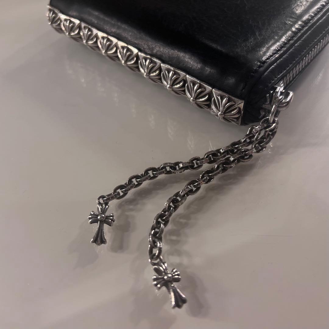 ★直営店購入正規品★クロムハーツ 3サイドジップ ピラミッド ウォレット 財布