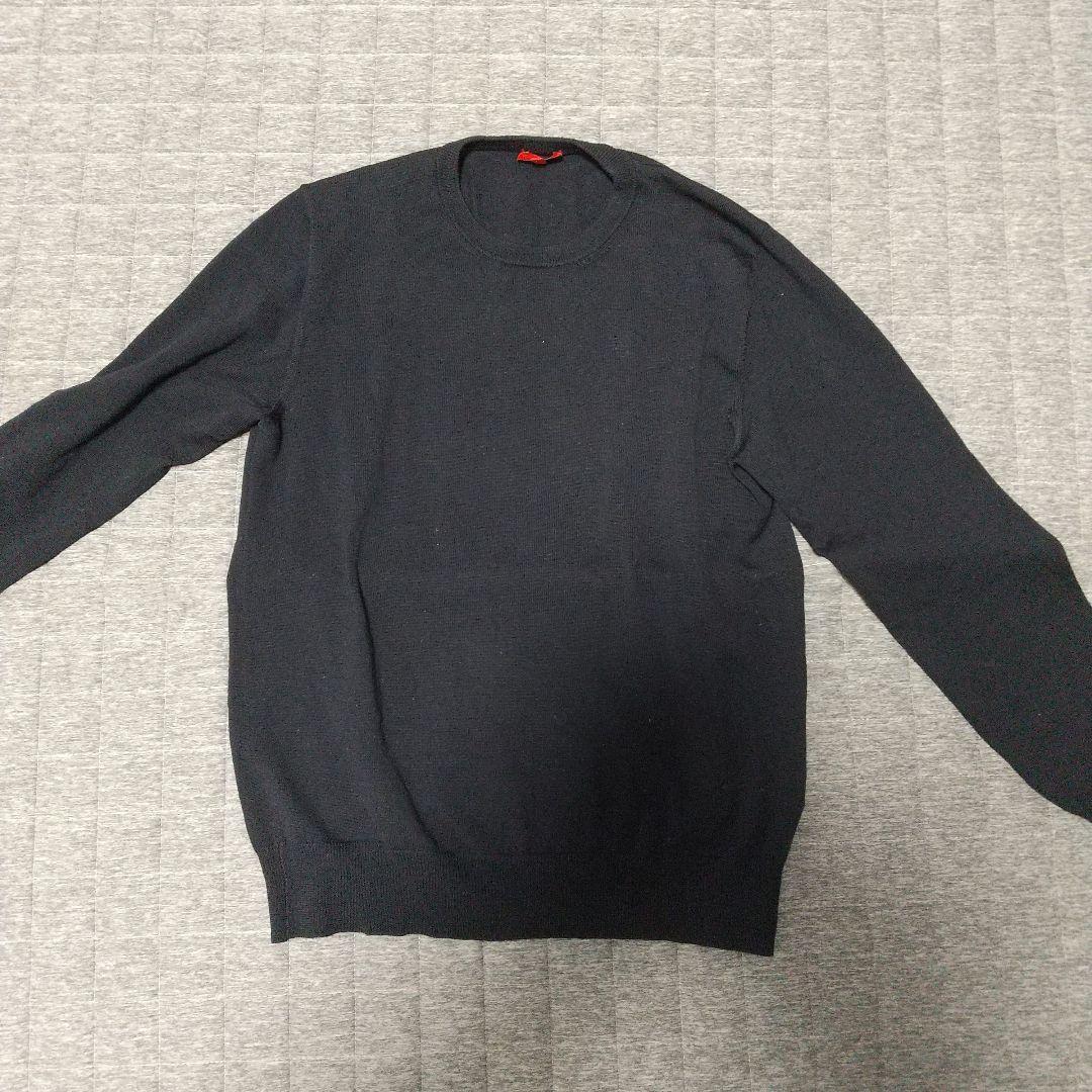 ISAIA ダーク ネイビー ニットセーター M