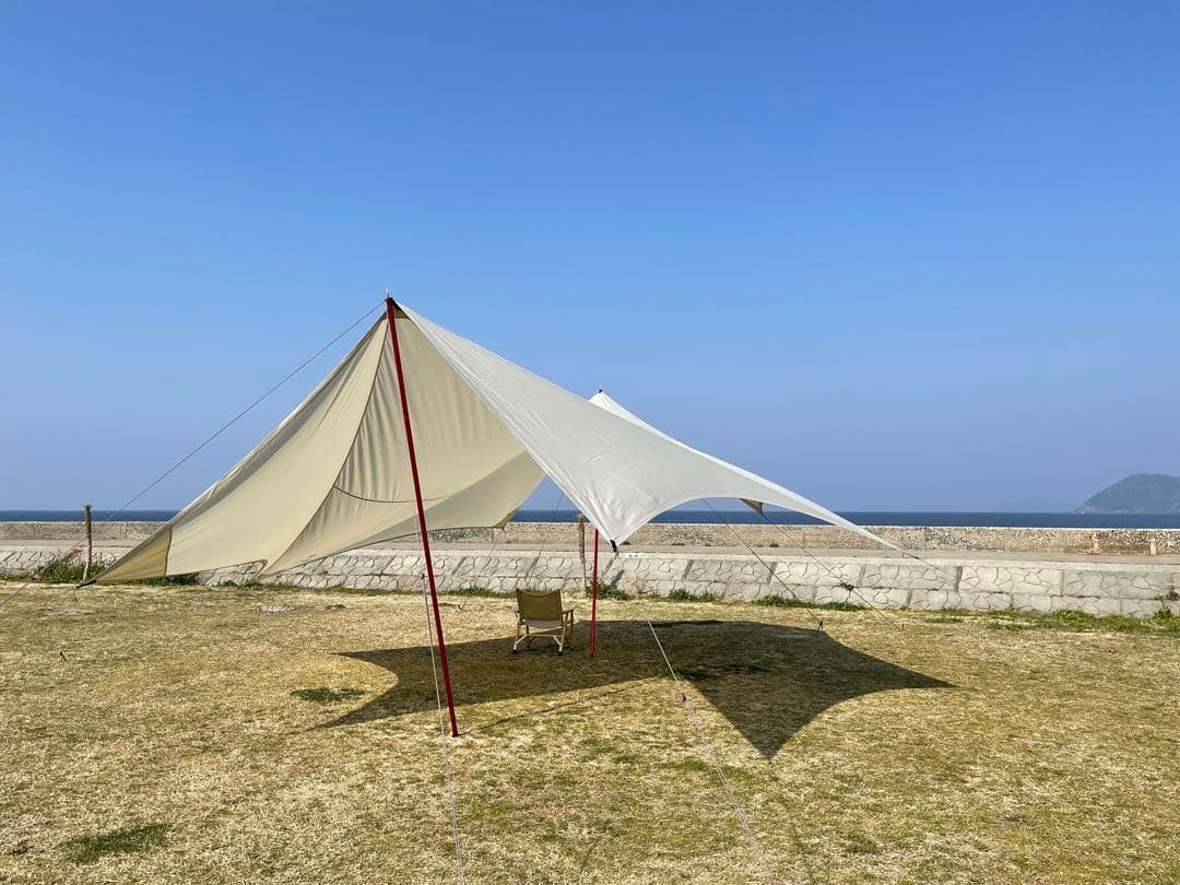 【美品】スノーピーク タープ HDタープヘキサエヴォPro．アイボリー