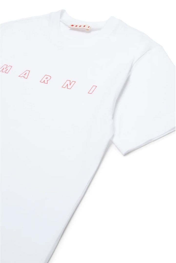 【新品】大人もOK! MARNI ロゴ Tシャツ 14Y ホワイト