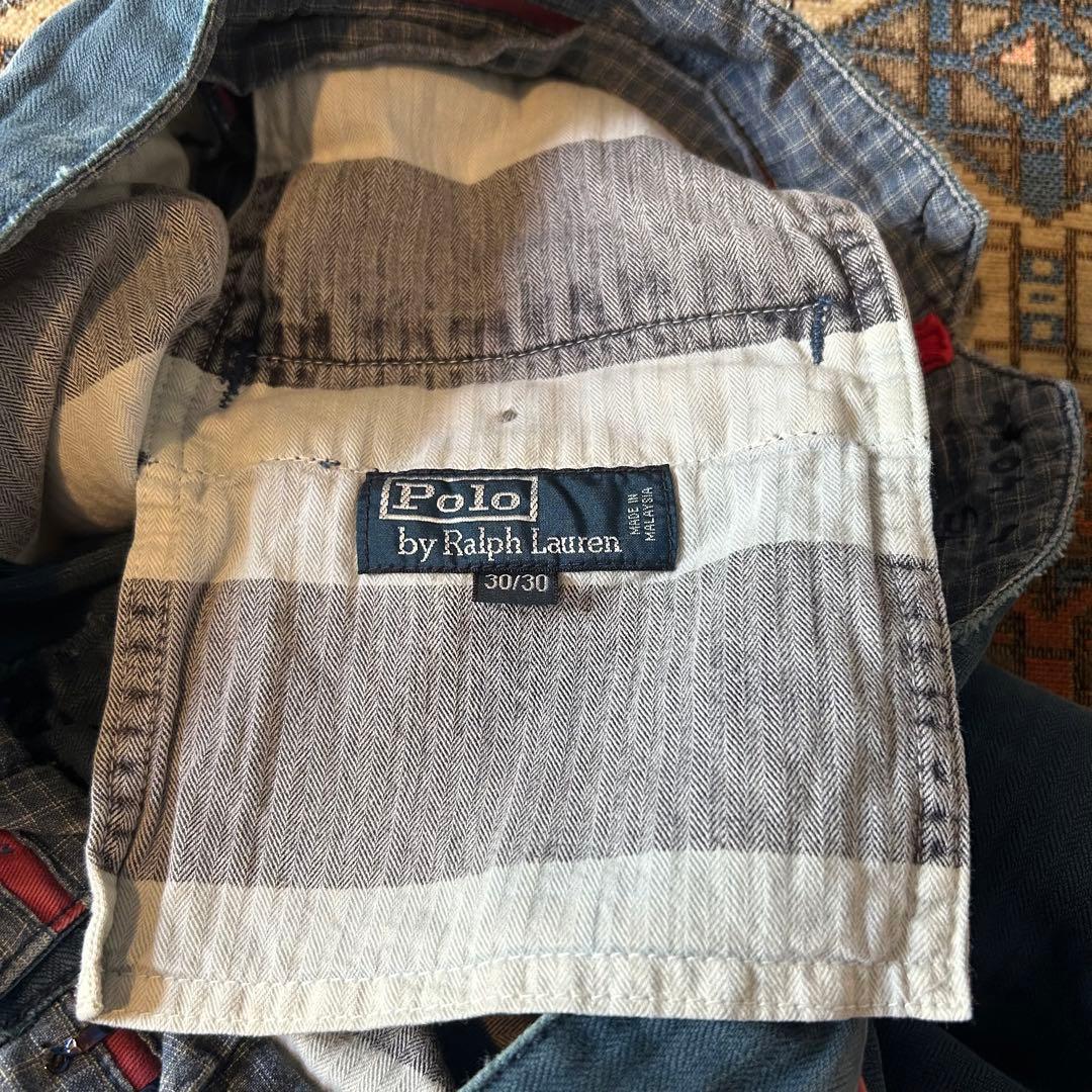 90s Ralph Lauren ラルフローレン　ファイヤーマンパンツ　ワイド