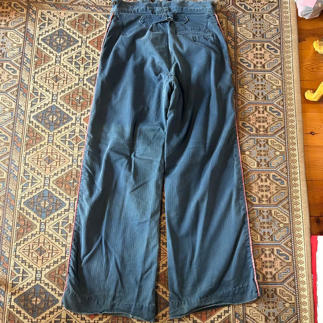 90s Ralph Lauren ラルフローレン　ファイヤーマンパンツ　ワイド