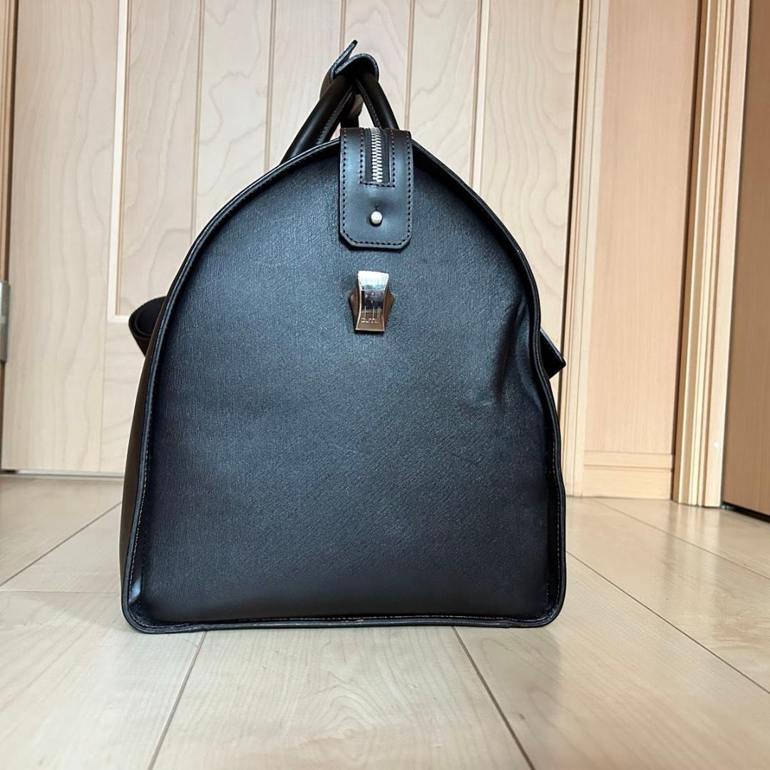 【極美品】Dunhill ダンヒル ボストンバッグ レザー 2WAY ブラック