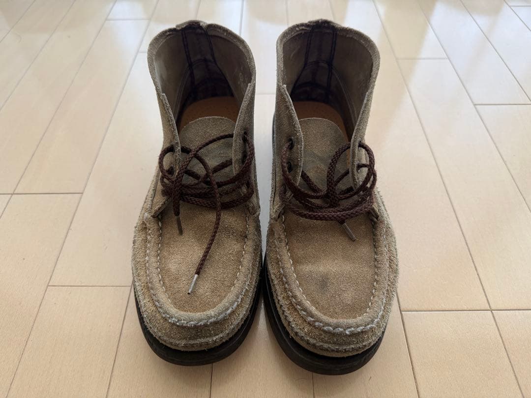 ラッセルモカシン ベージュ スエード モカシン 26cm