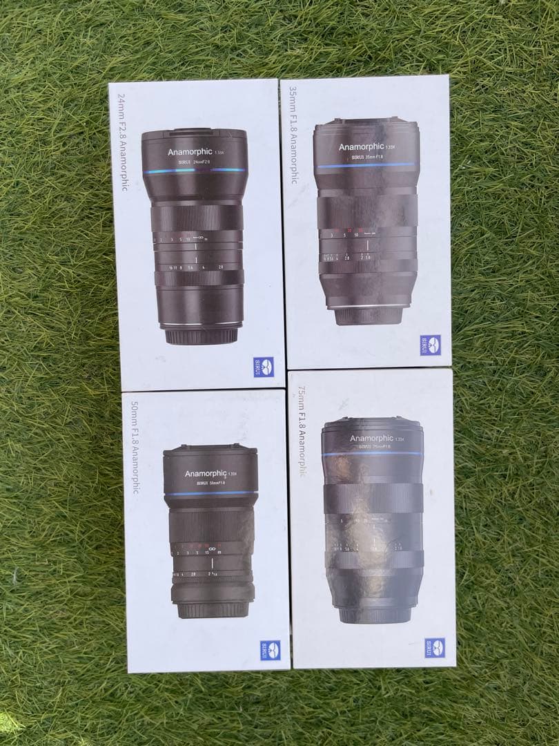 アナモルフィックレンズ 1.33x m43 とSonyアダプタとフィルターと鞄