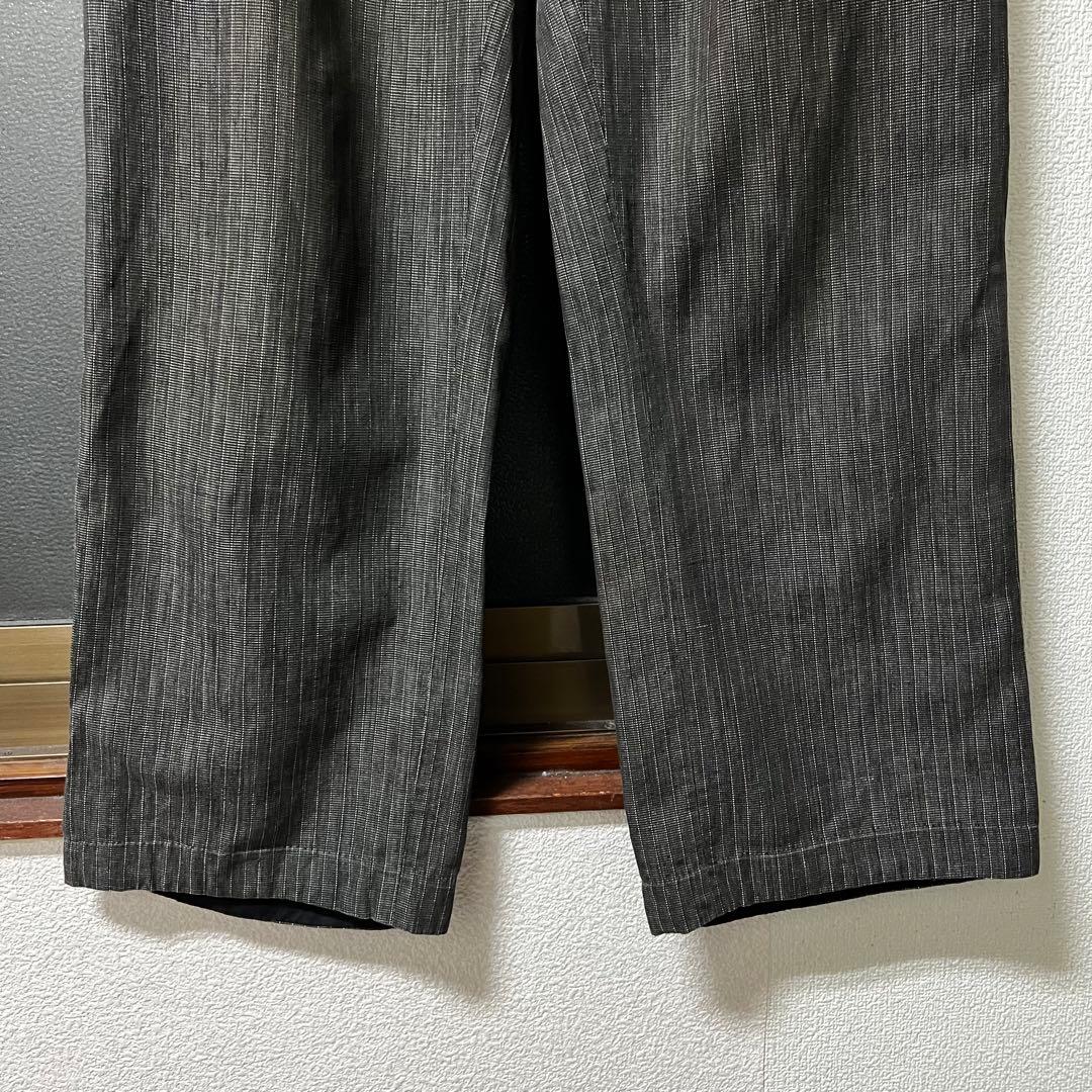 30s french vintage リネン シャンブレー トラウザーズ