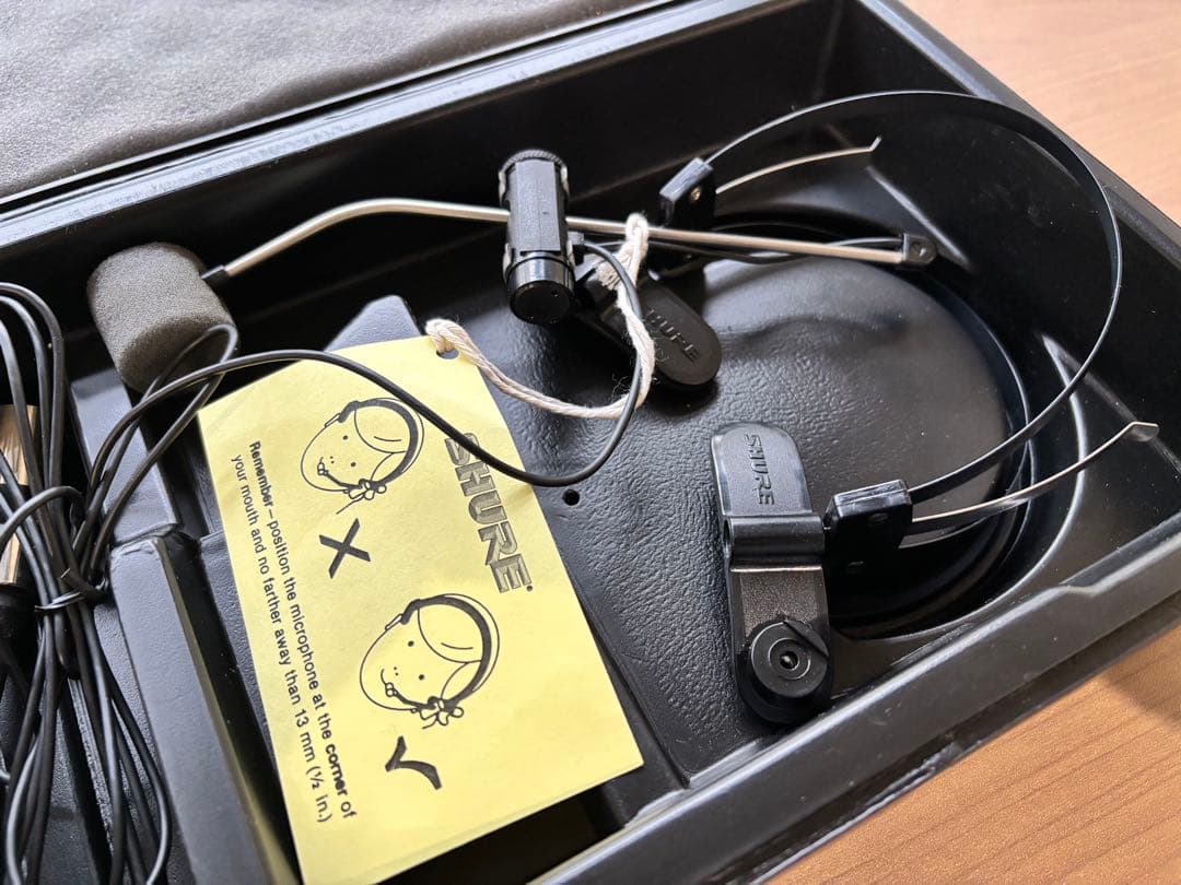 【未使用/希少】SHURE SM10A-CN シュアー ワイヤレスヘッドセット