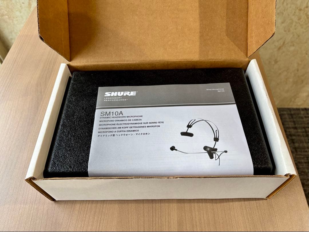 【未使用/希少】SHURE SM10A-CN シュアー ワイヤレスヘッドセット