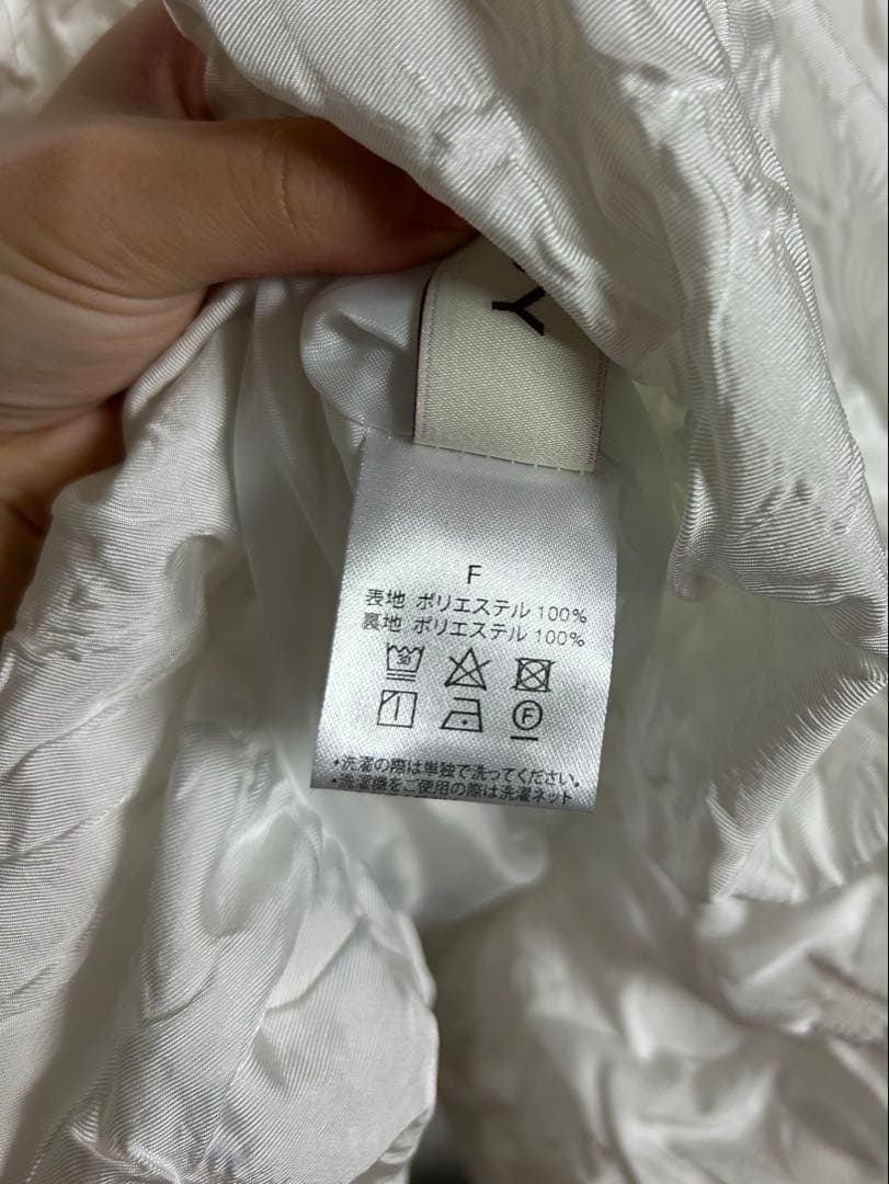 定価15600円 POPPY BALLOON CAMI TUNIC ホワイト