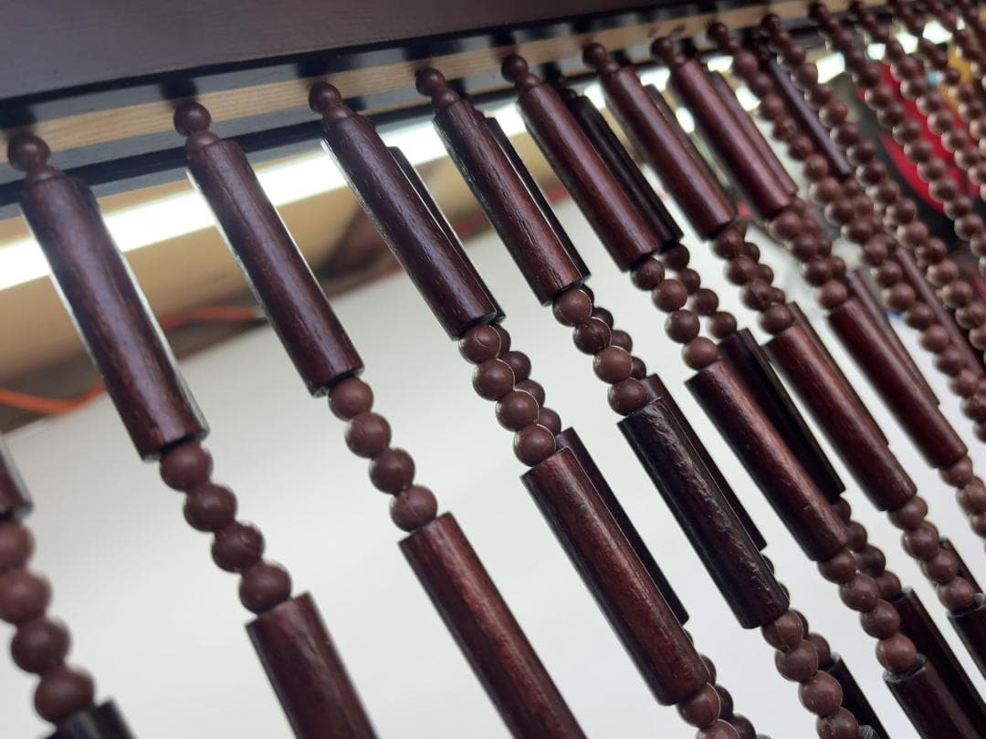 玉のれん　開閉式　すだれ　アンティーク　02c19