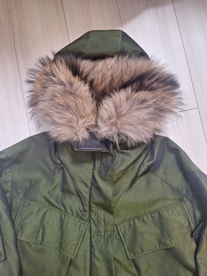 【DRIES VAN NOTEN】ドリスヴァンノッテン 襟ボア モッズコート