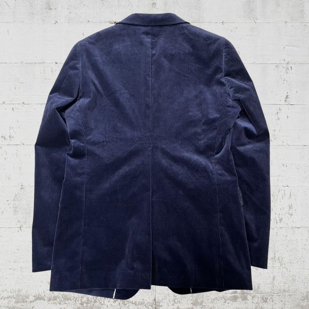 未使用級 スーツセレクト セットアップ スーツ コーデュロイ ペイズリー柄