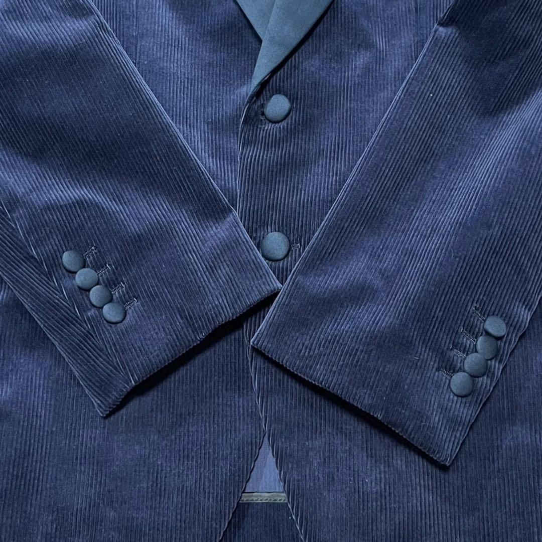 未使用級 スーツセレクト セットアップ スーツ コーデュロイ ペイズリー柄