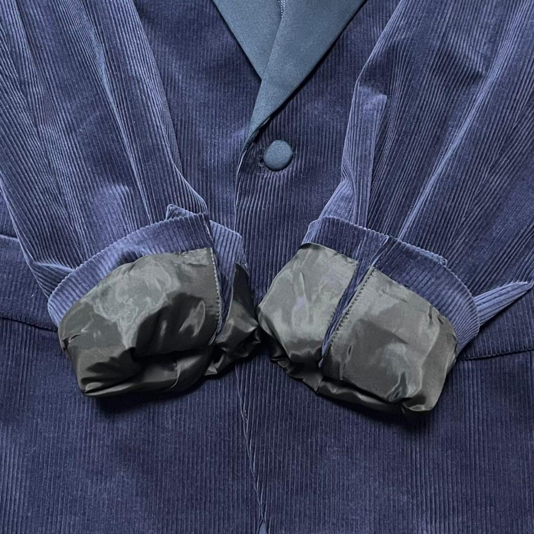 未使用級 スーツセレクト セットアップ スーツ コーデュロイ ペイズリー柄