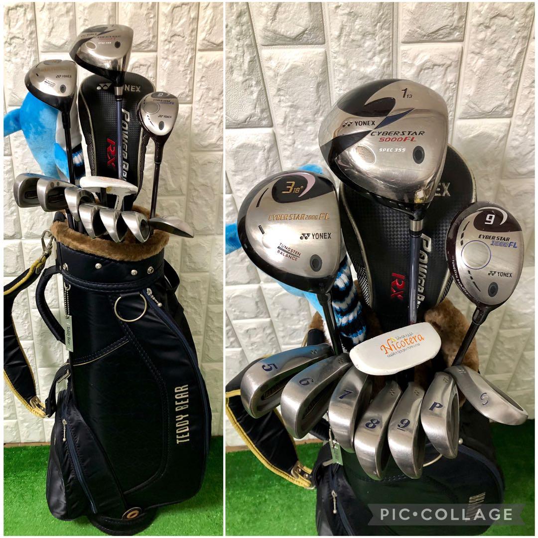 初心者おすすめ☆レディース ゴルフクラブセット☆ヨネックス☆キャディバッグ付