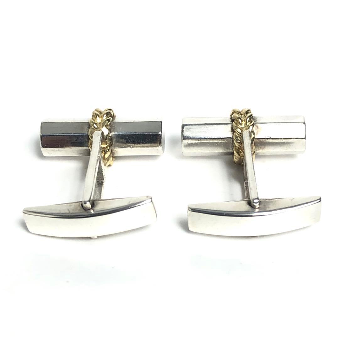Tiffany ティファニー カフス 750×925 メンズ コンビ YG×SV