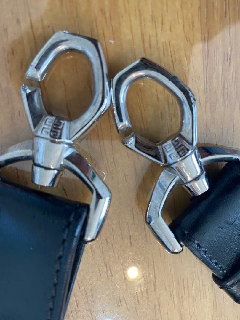 GIVENCHY 2way ナイチンゲール ボストンバッグ レザー劣化&シワ有り