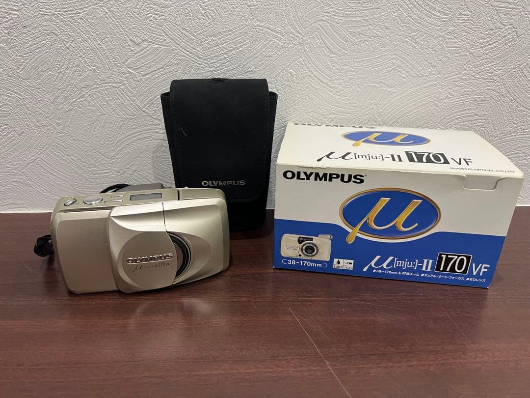 OLYMPUSコンパクトフィルムカメラ μ[mju]-Ⅱ 170VF