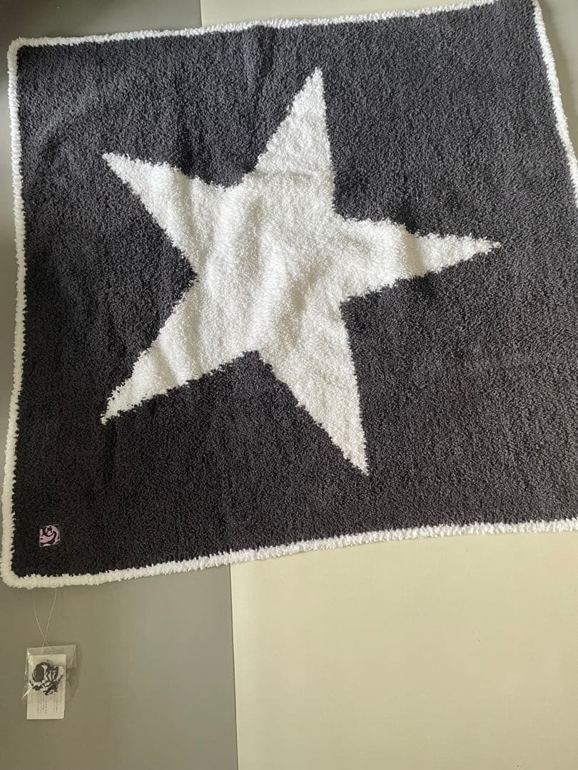 【未使用】カシウェア ベビーブランケット スター ダークグレー